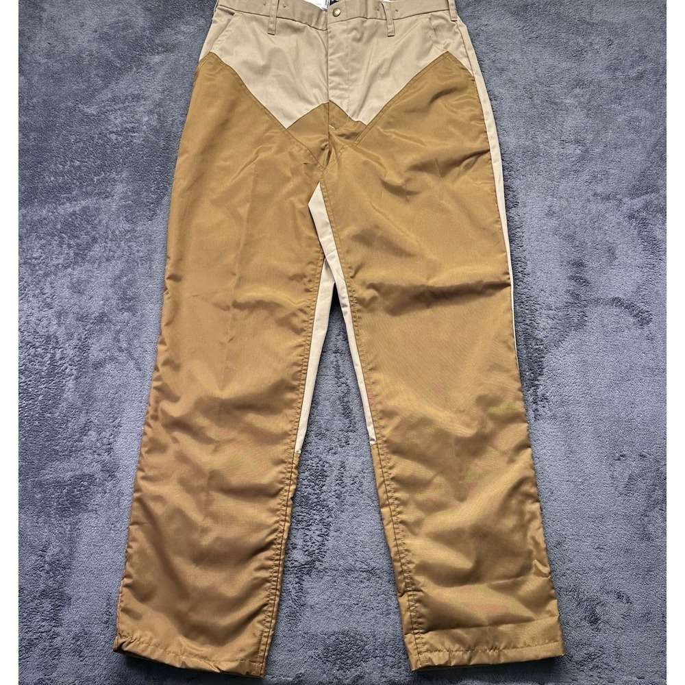 Gamehide Hunting Field Pant Mens 36 Brown Tan Canvas Reinforced Outdoor Briar